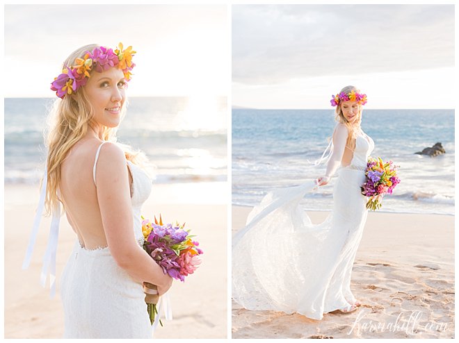 Moment in the Sun ~ Melissa & Marcos' Maui Wedding & Trash the Dress