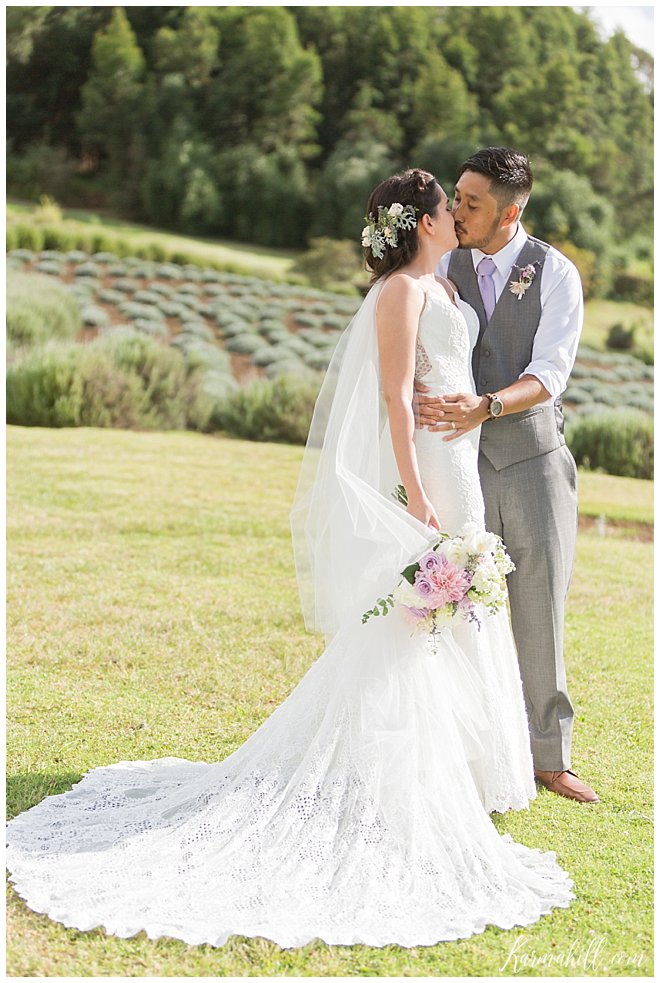 Lavender Farm Maui Wedding