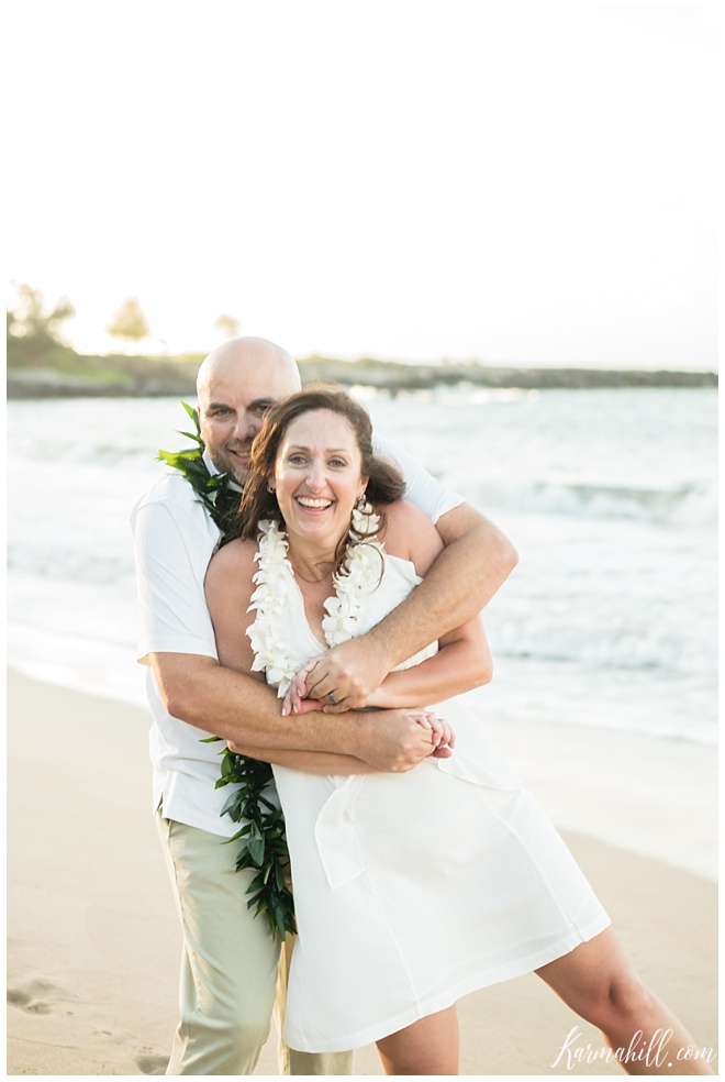 Simple Perfection ~ Kelley & Larry's Maui Beach Elopement