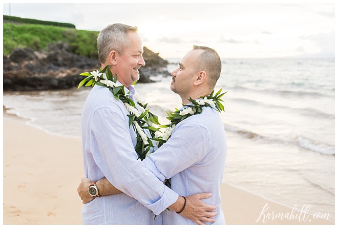 From Blind Date to Traveling Duo ~ Tony & Joe's Maui Destination Wedding
