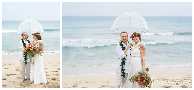 Rainy Maui Wedding