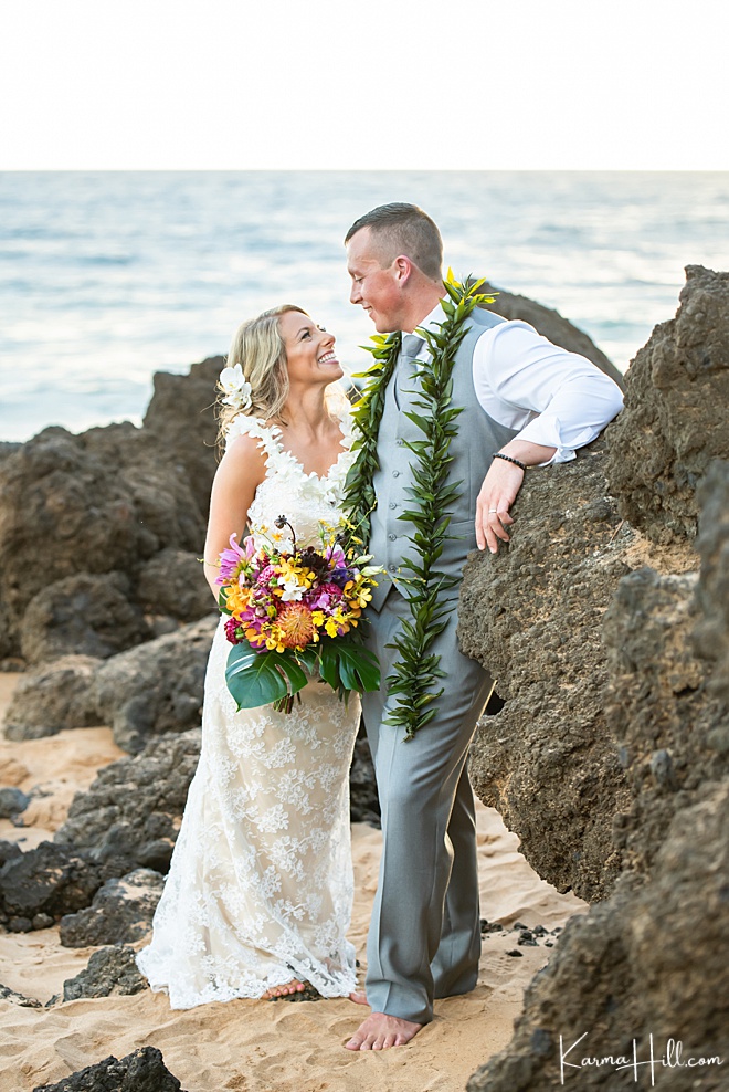 An Elopement Vibe ~ Jamie & Zachary's Maui Beach Wedding