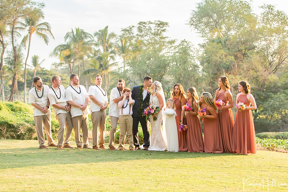 venue wedding Party in Maui