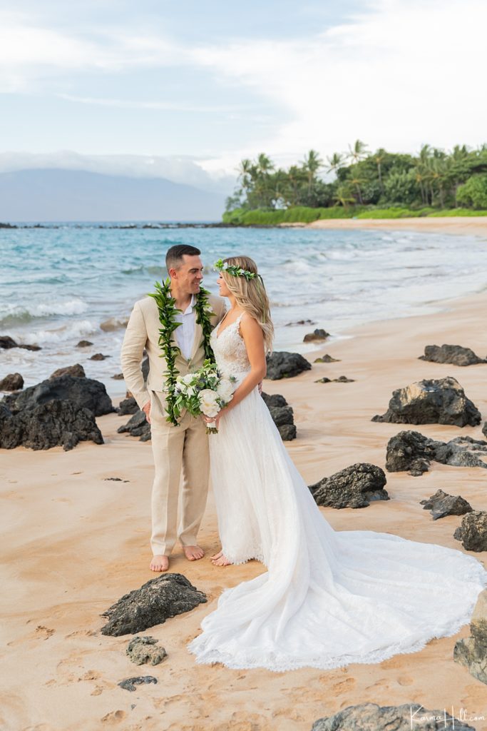 Maui wedding dress