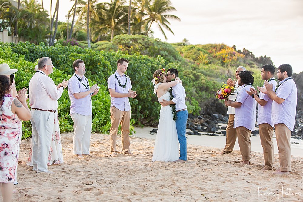 Maui beach wedding 