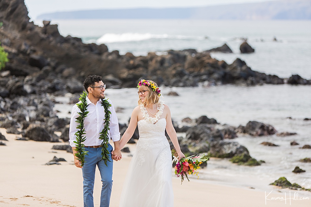 Maui beach wedding
