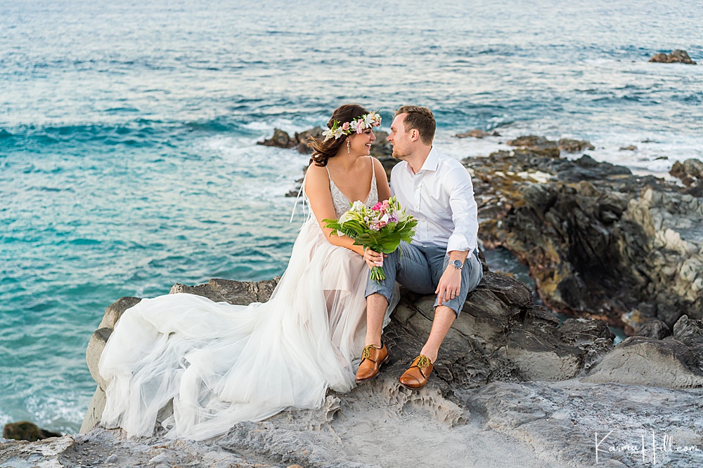 hawaii vow renewal - couple's pictures 