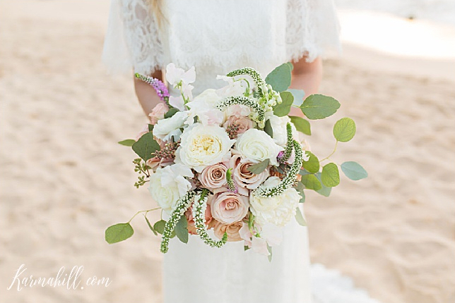 eucalyptus bridal bouquet 
