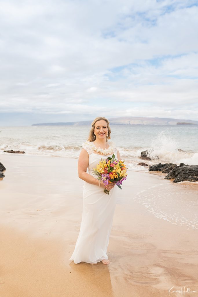 Maui wedding vow renewal - bride - maui photographer 