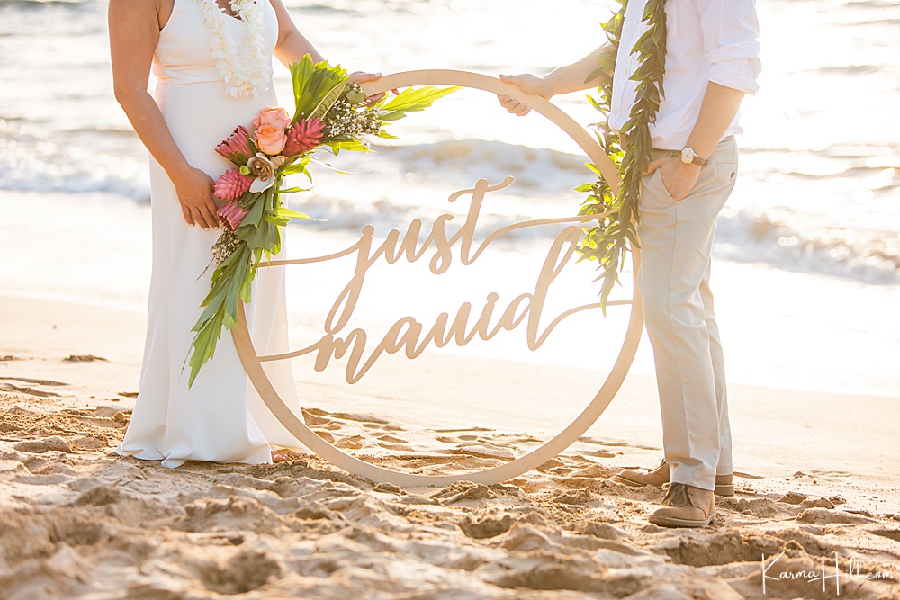 Wedding venues in Maui Hawaii - maui beach wedding 

