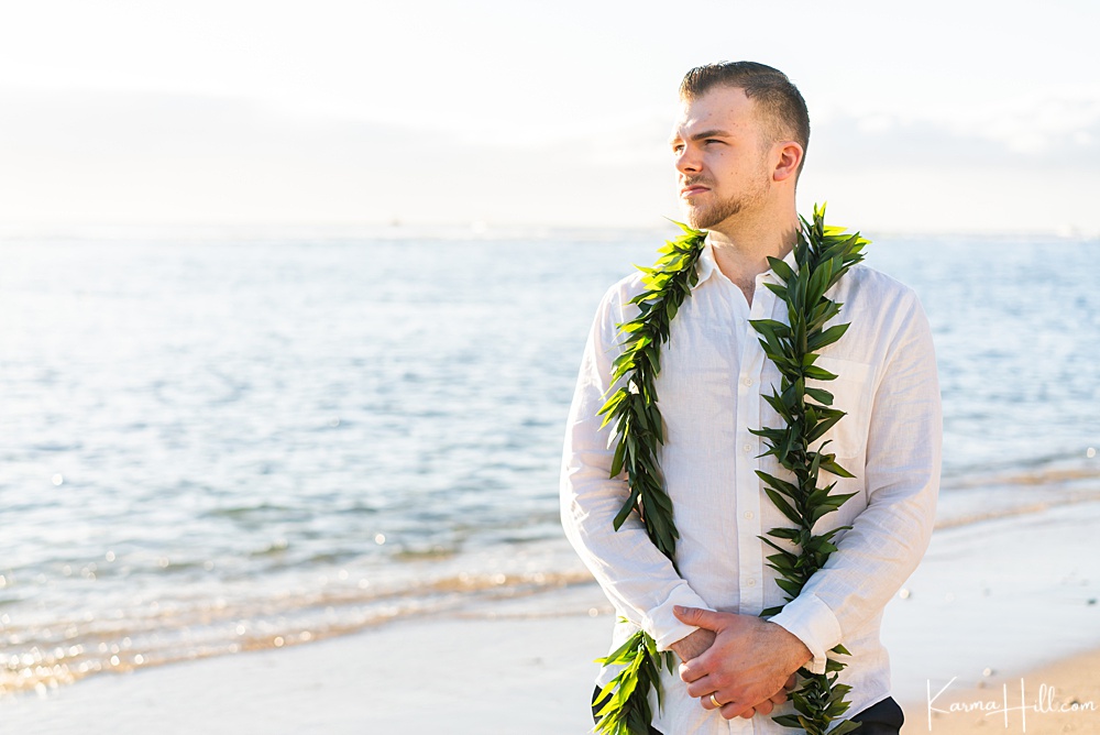 Hawaii beach elopement