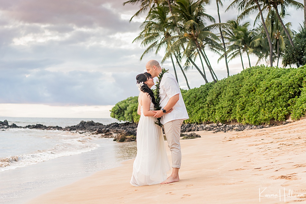 Maui beach elopement