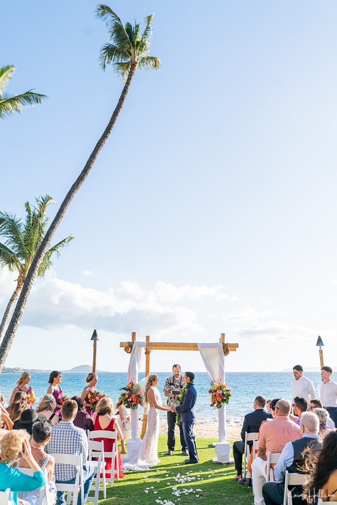 Hawaii venue wedding
 - 5 palms - wailea - photography packages 