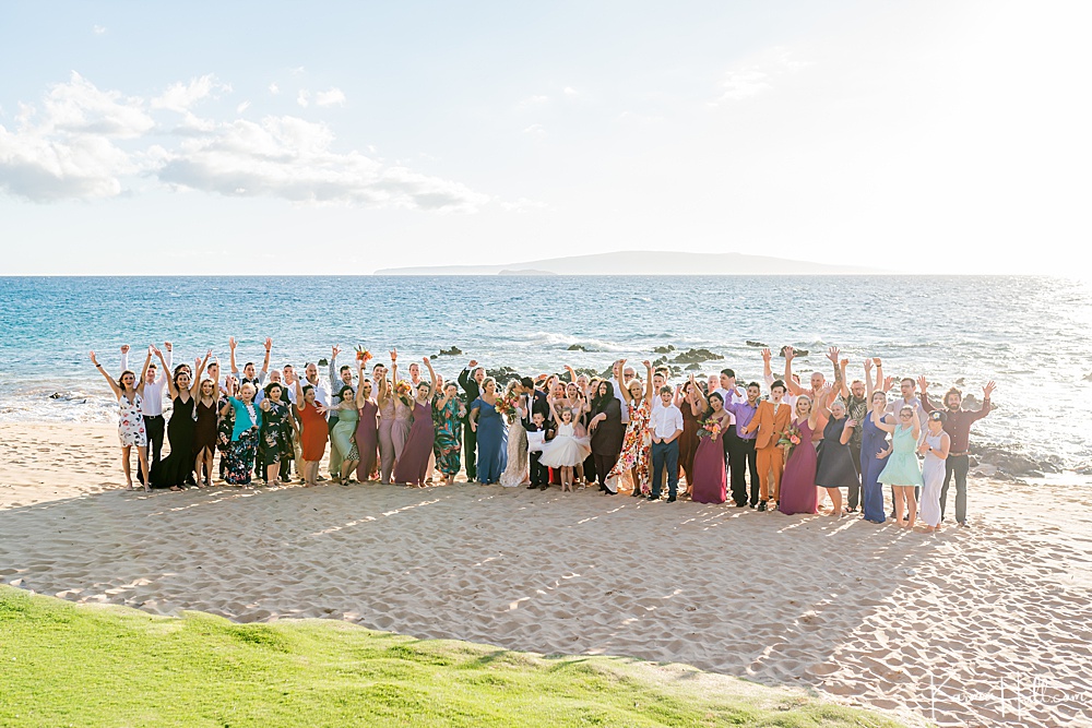 Beach wedding in Maui - wailea