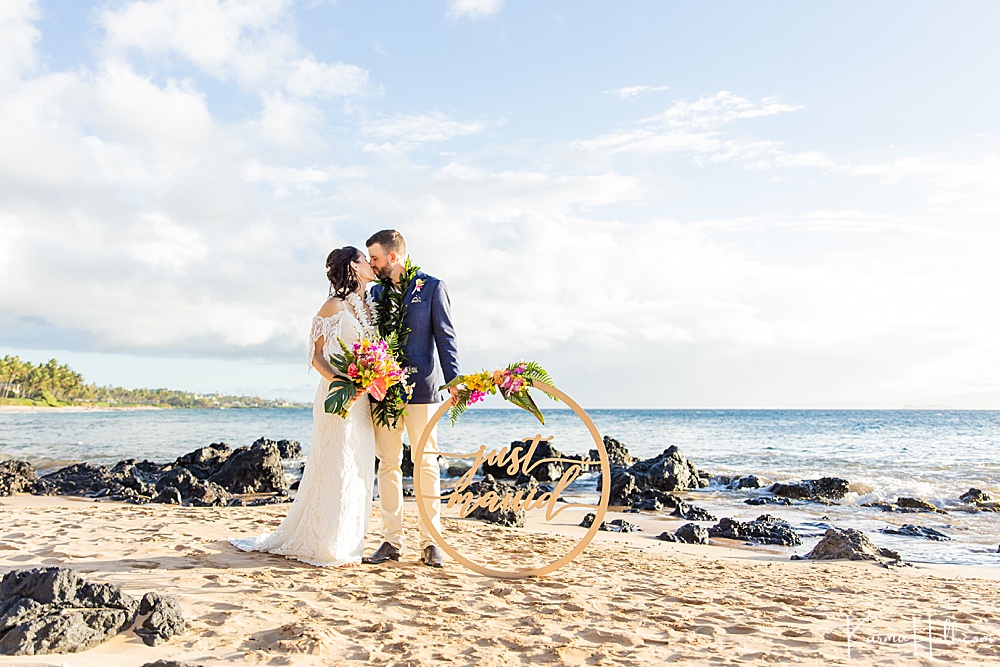 maui wedding on the beach 
