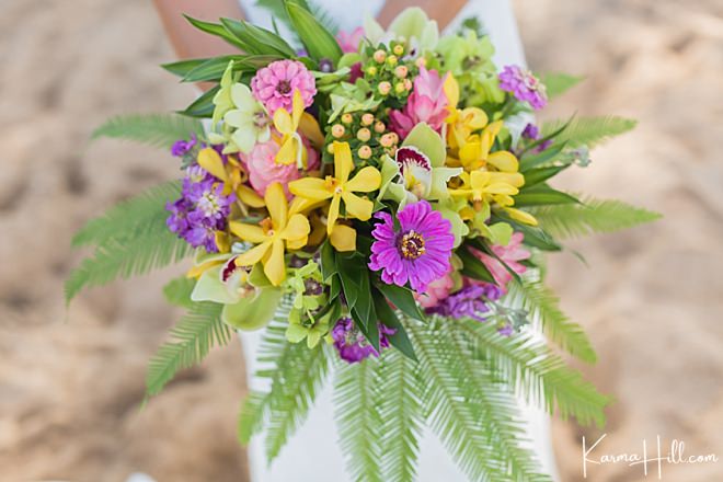 Greenery wedding - foliage bouquet 