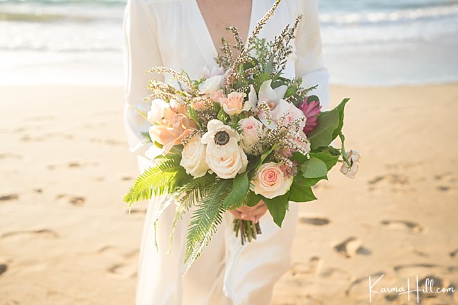 rustic beach floral bouquet 