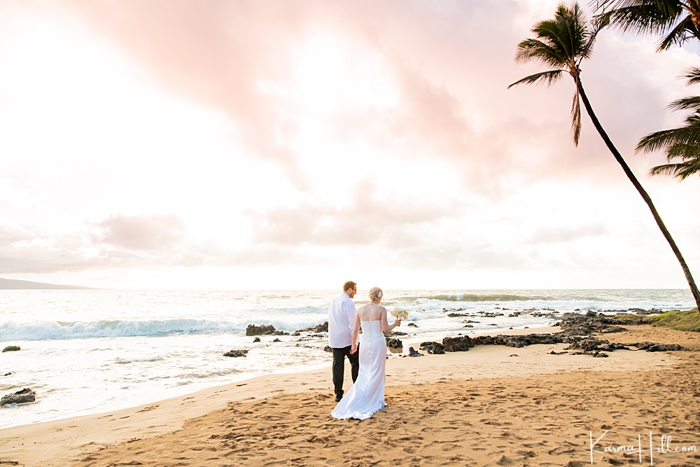 top photographers for maui beach wedding 