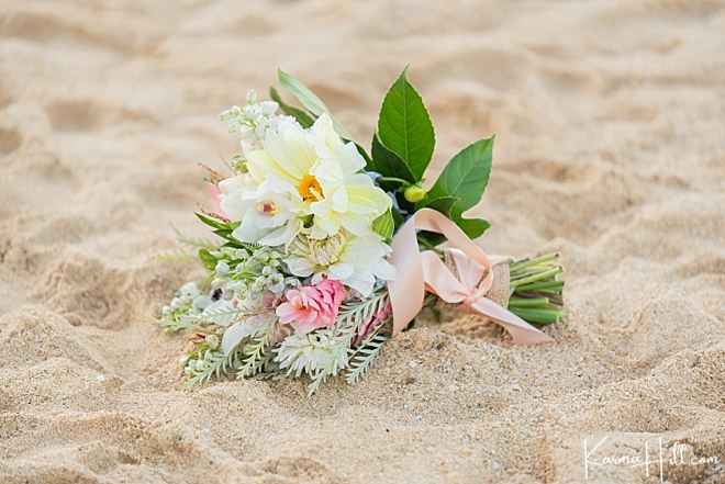 Beach bridal bouquets 
