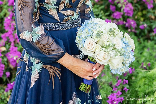 hydrangea bridal bouquet 