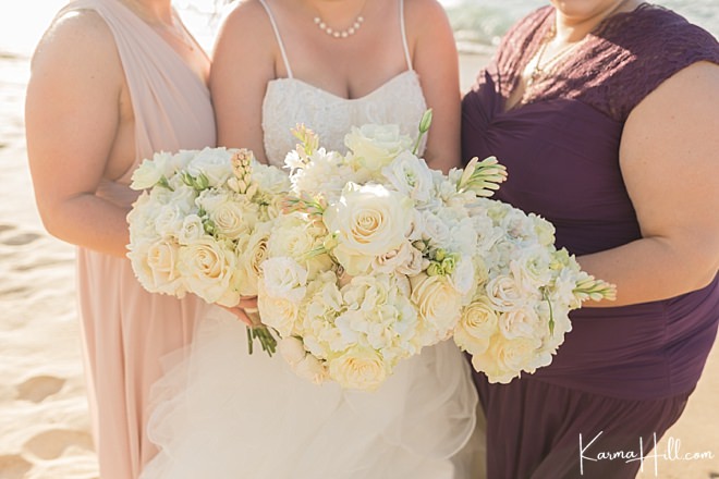 white hydrangeas bridal bouquets
