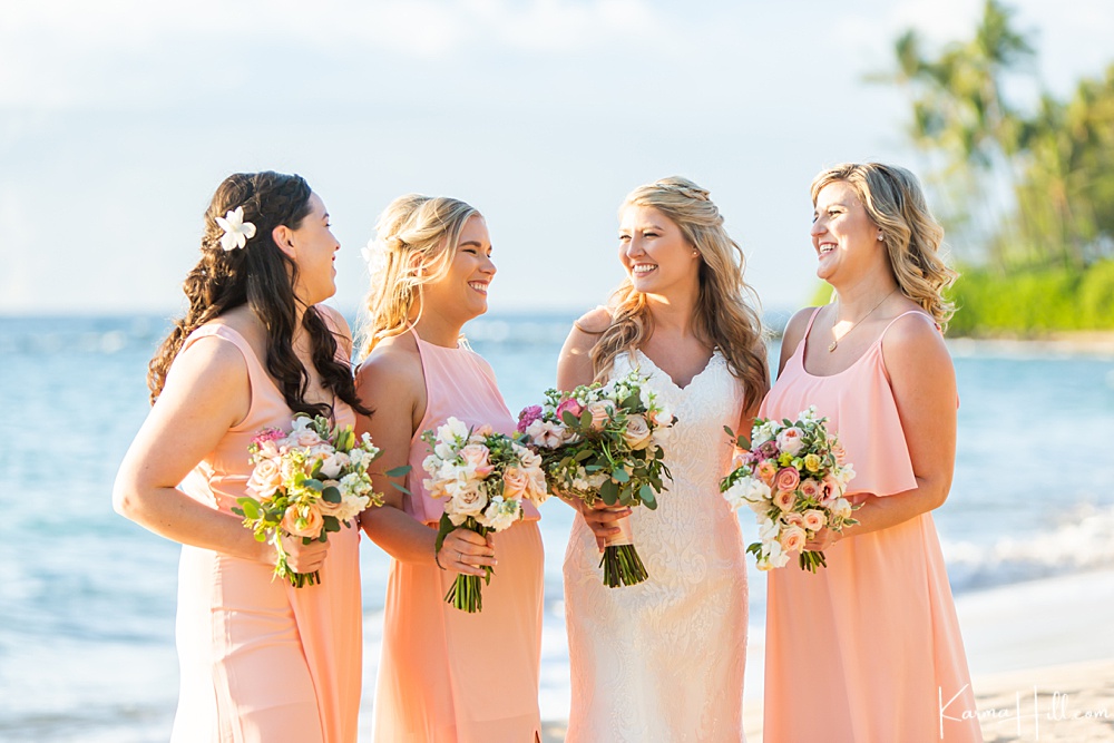 beach wedding photographers on maui 