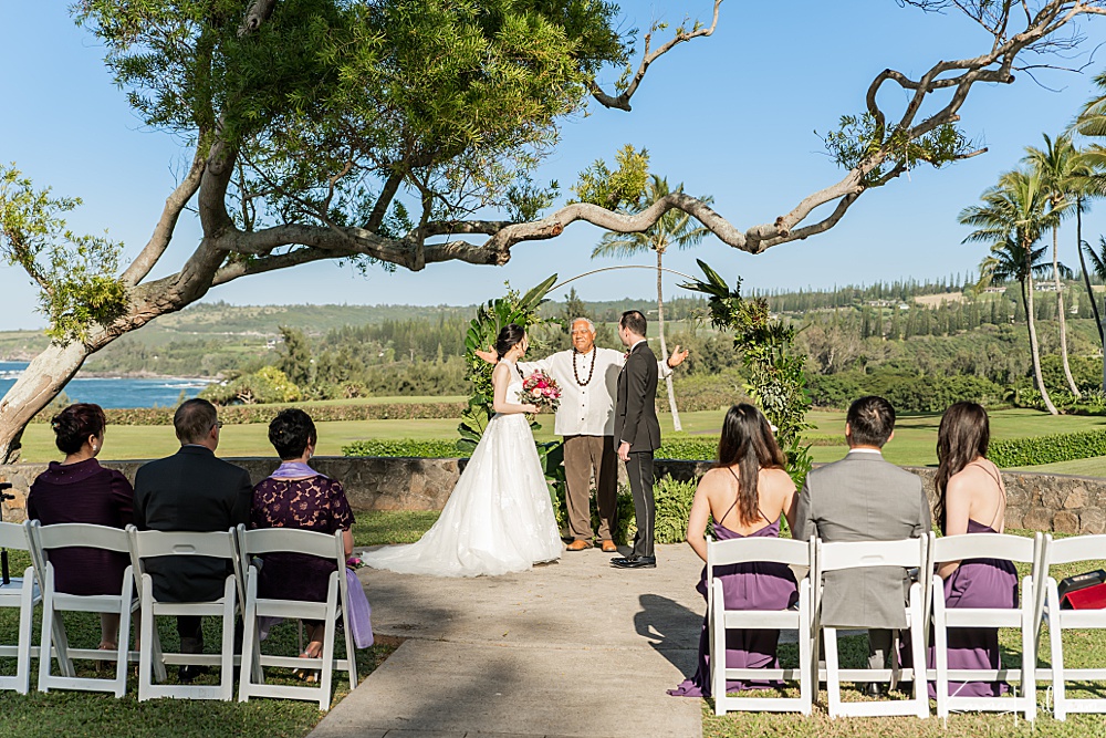 married at the steeple house in Maui 