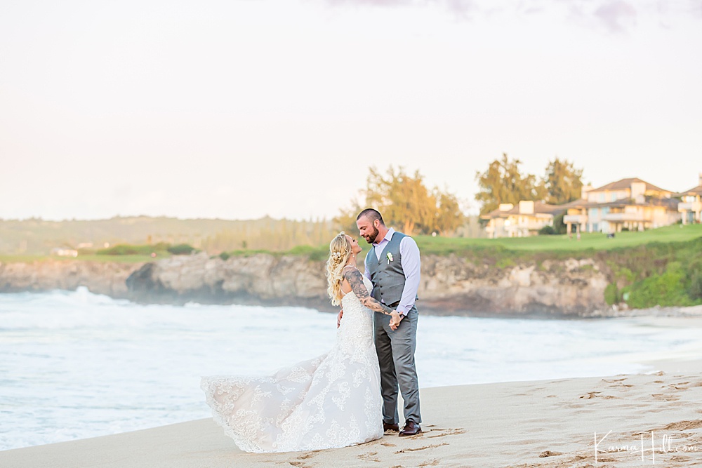 top natural light wedding photographers on Maui 