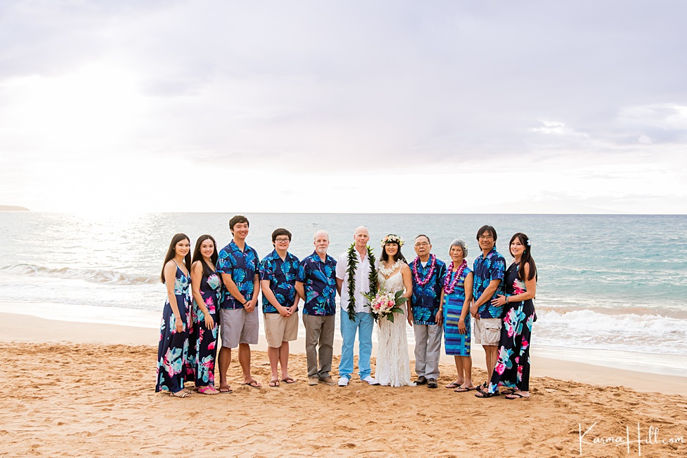 Beach Wedding in Maui