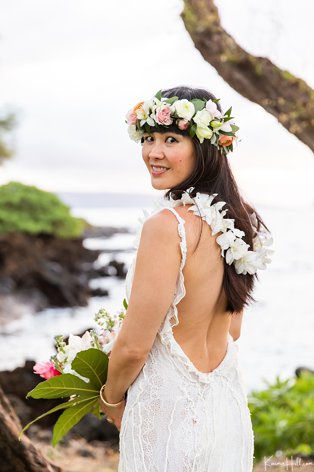 From Clouds to Golden Skies - Marian & Timothy's Beach Wedding in Maui