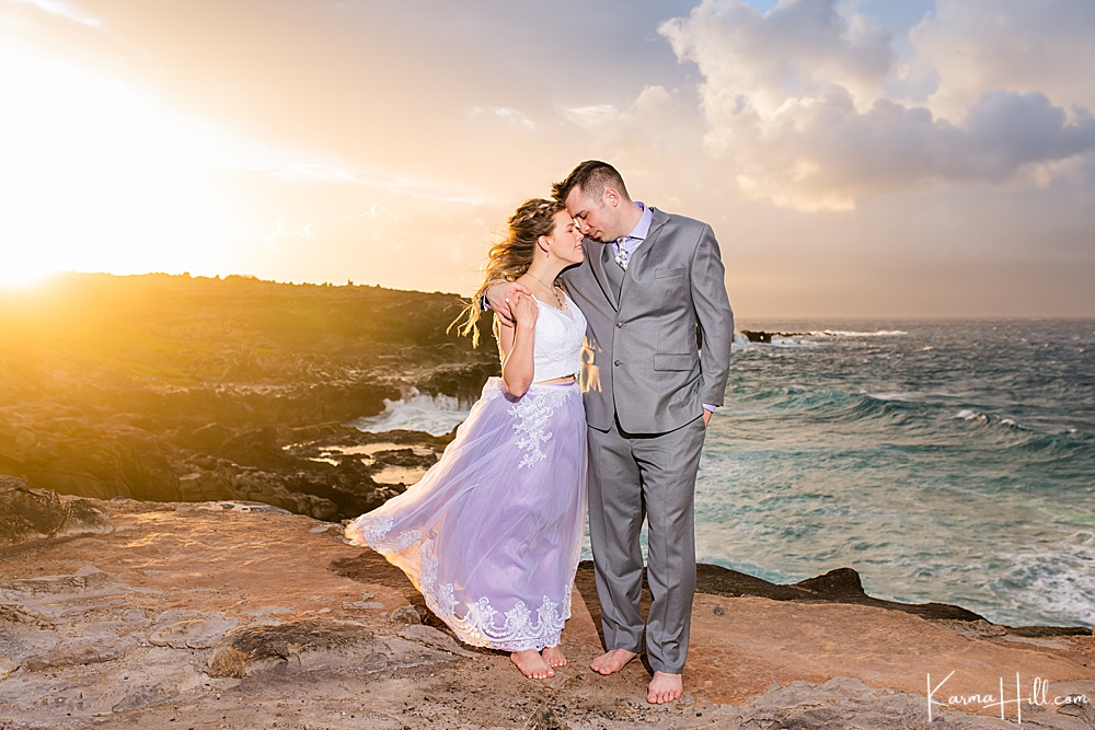 Maui wedding on Ironwoods Beach
