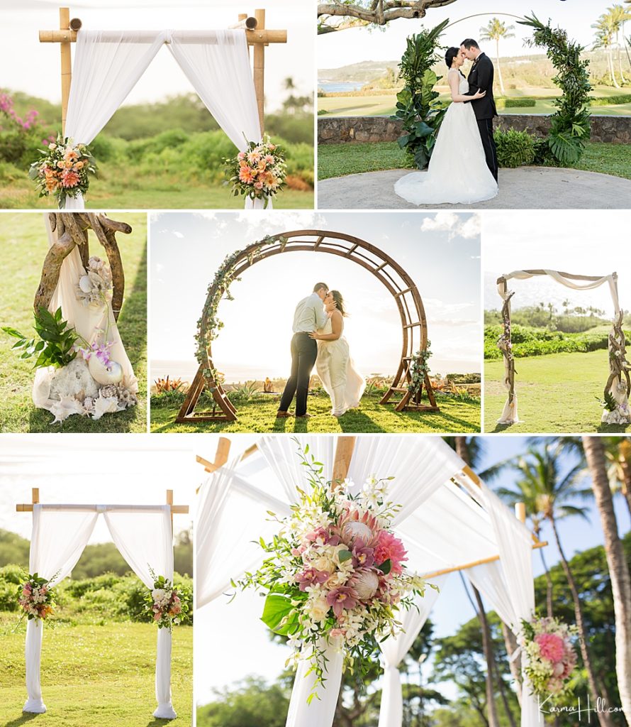 Hawaii wedding details