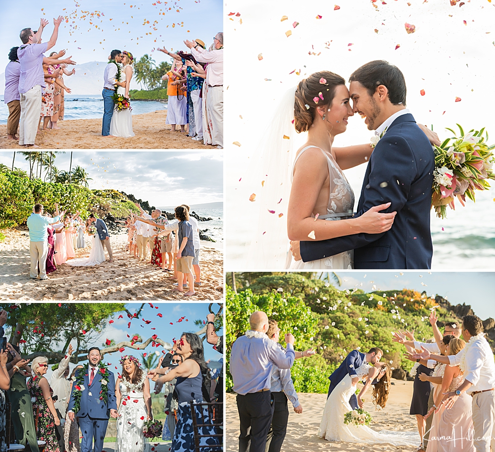 Hawaii wedding add-ons - petal toss