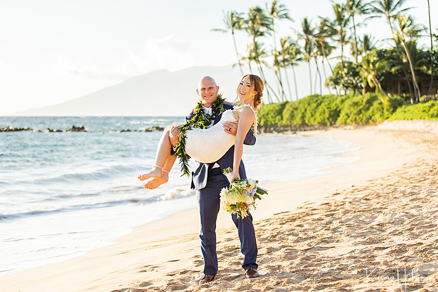 just married in Maui 