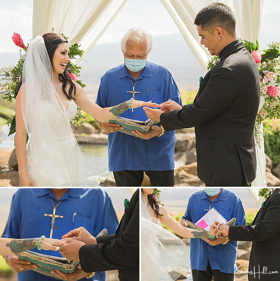 wedding in Maui 