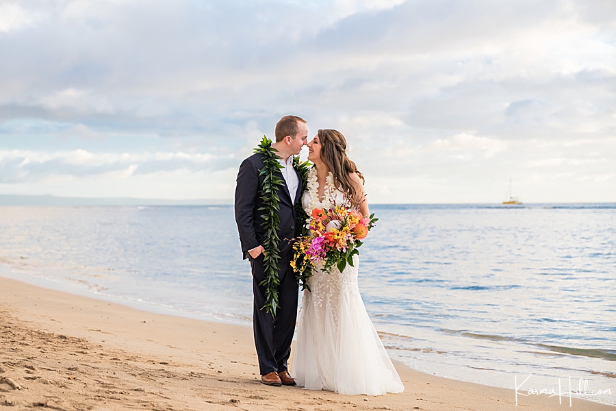 Maui Wedding couples photo