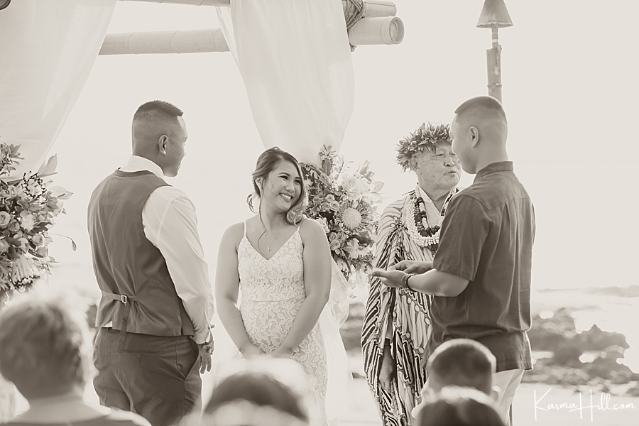 Maui Wedding ceremony