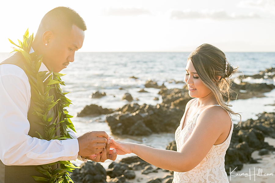 hawaii wedding ring exchange