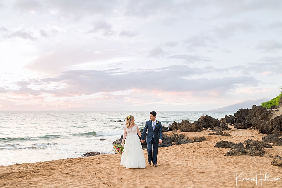 Maui Sunset Wedding Portraits