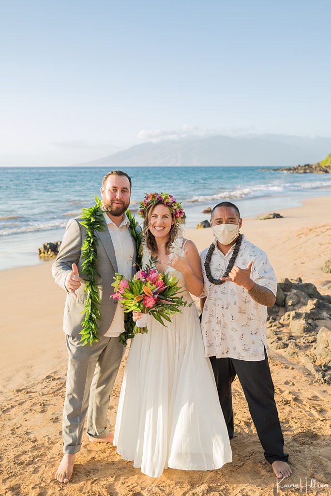 Maui Beach elopement