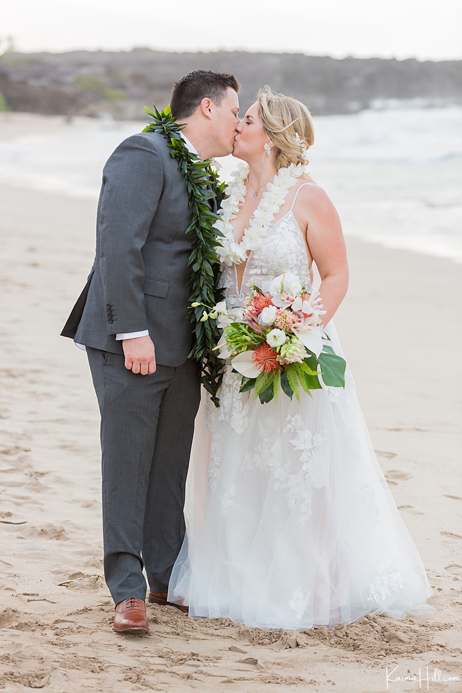 Over the Moon - Katie & Marcus' Glamorous Maui Beach Wedding