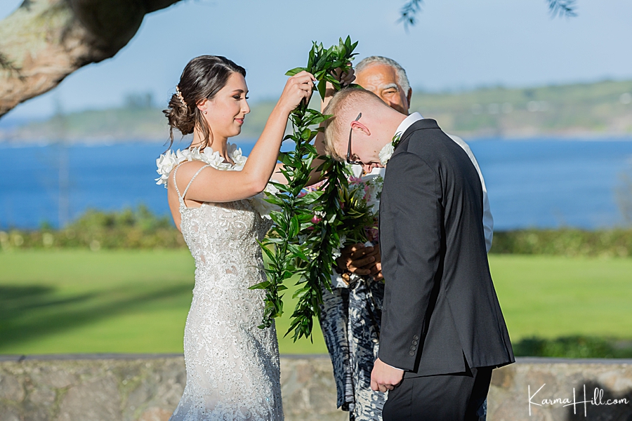 Maui wedding leis