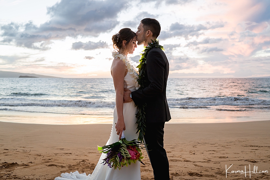 romantic wedding in maui, hawaii