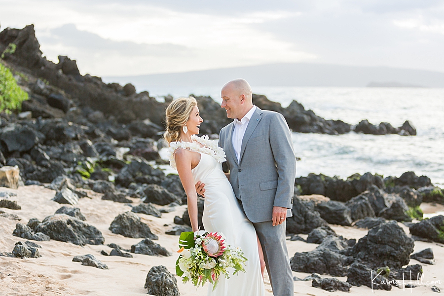 Hawaii wedding on the beach