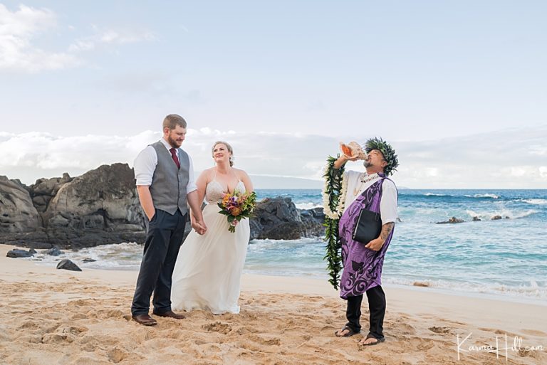 West Side Bliss - Robin & Chris' Maui Beach Elopement