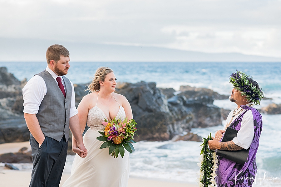 Maui beach elopements