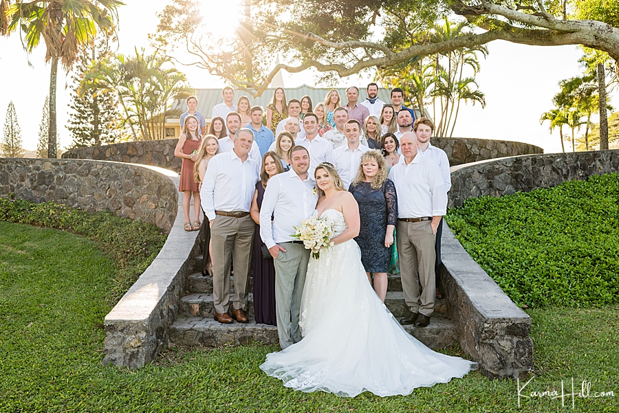 Maui wedding at the steeple house