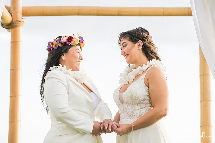 same-sex wedding in hawaii