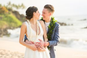 Just the 3 of Us - Stephanie & Sage's Maui Beach Wedding