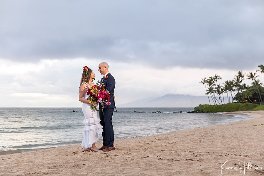 married on a kihei beach in maui 